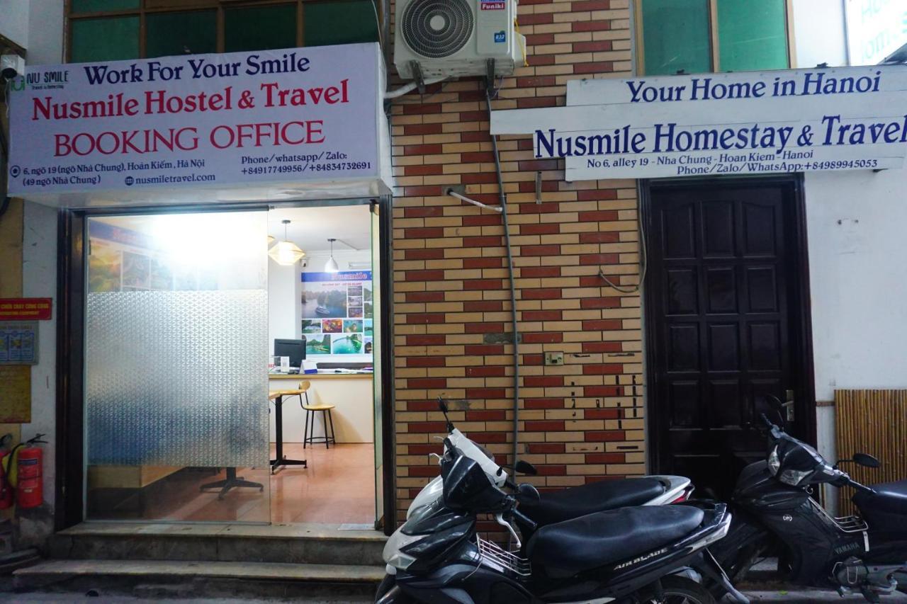 Nusmile'S Hostel And Travel Hanoi Buitenkant foto