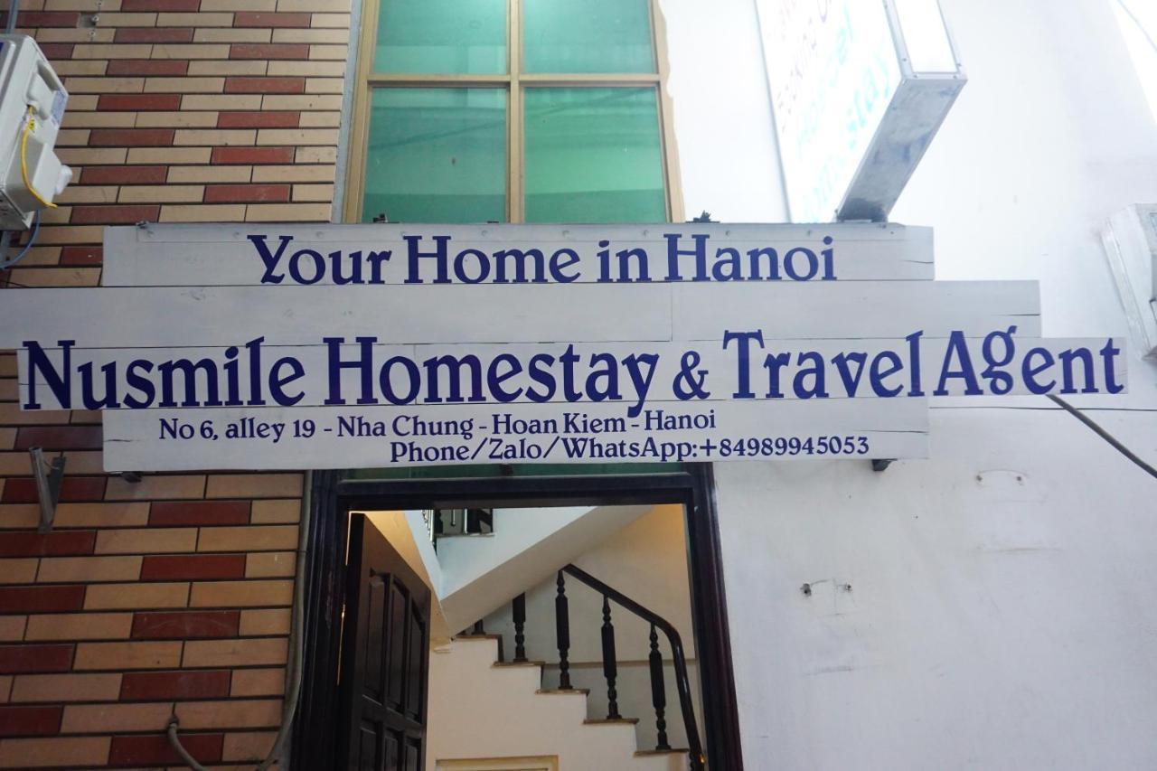 Nusmile'S Hostel And Travel Hanoi Buitenkant foto